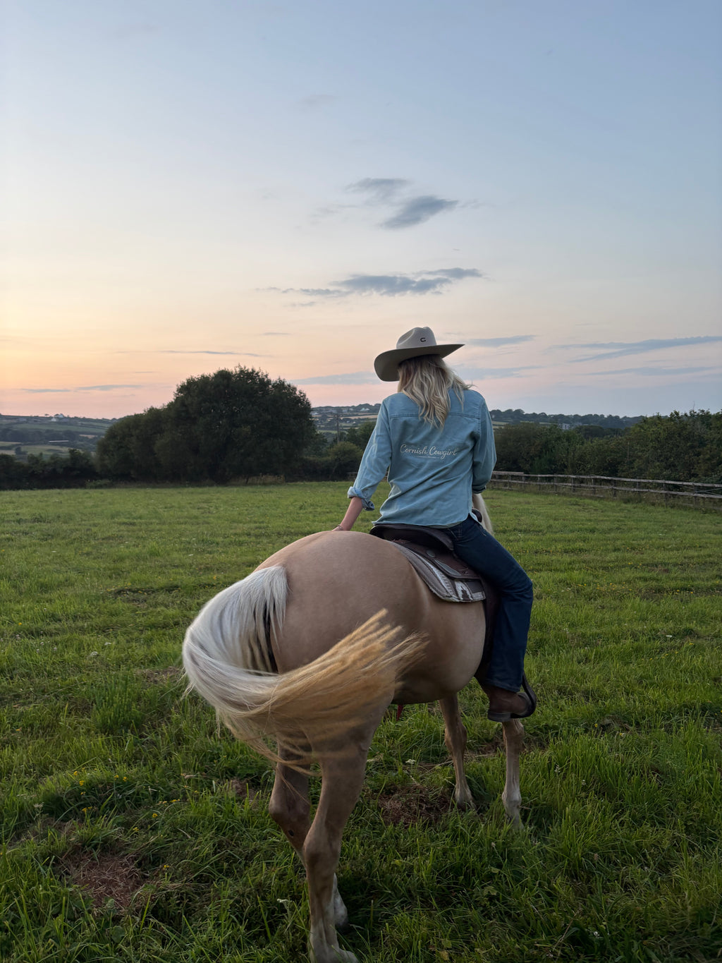Cornish Cowgirl Denim Shirt