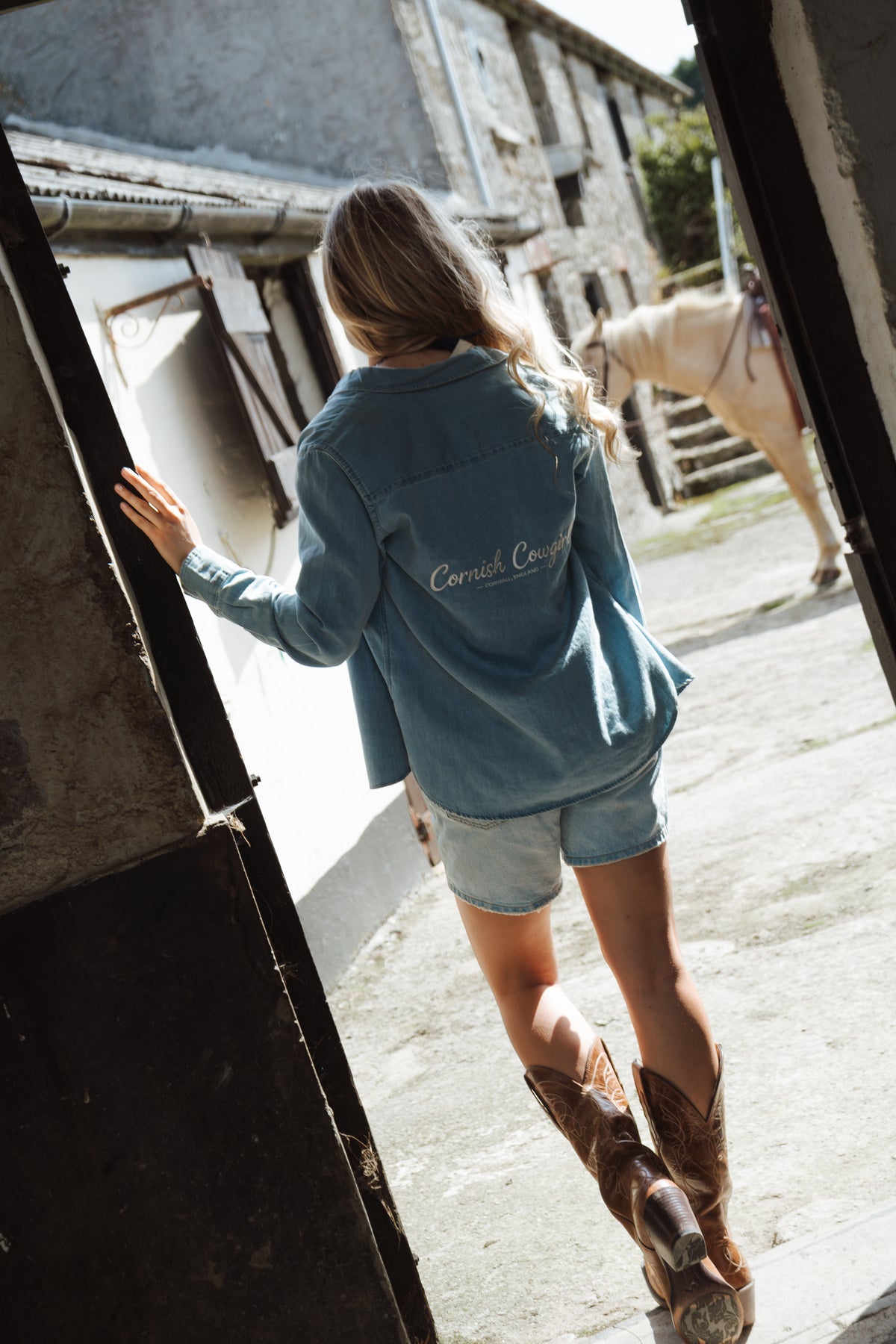 Cornish Cowgirl Denim Shirt